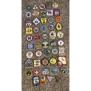 Vintage Boy Scouts of America Patches- Lot of 49 Michigan BSA 1950's-1990's